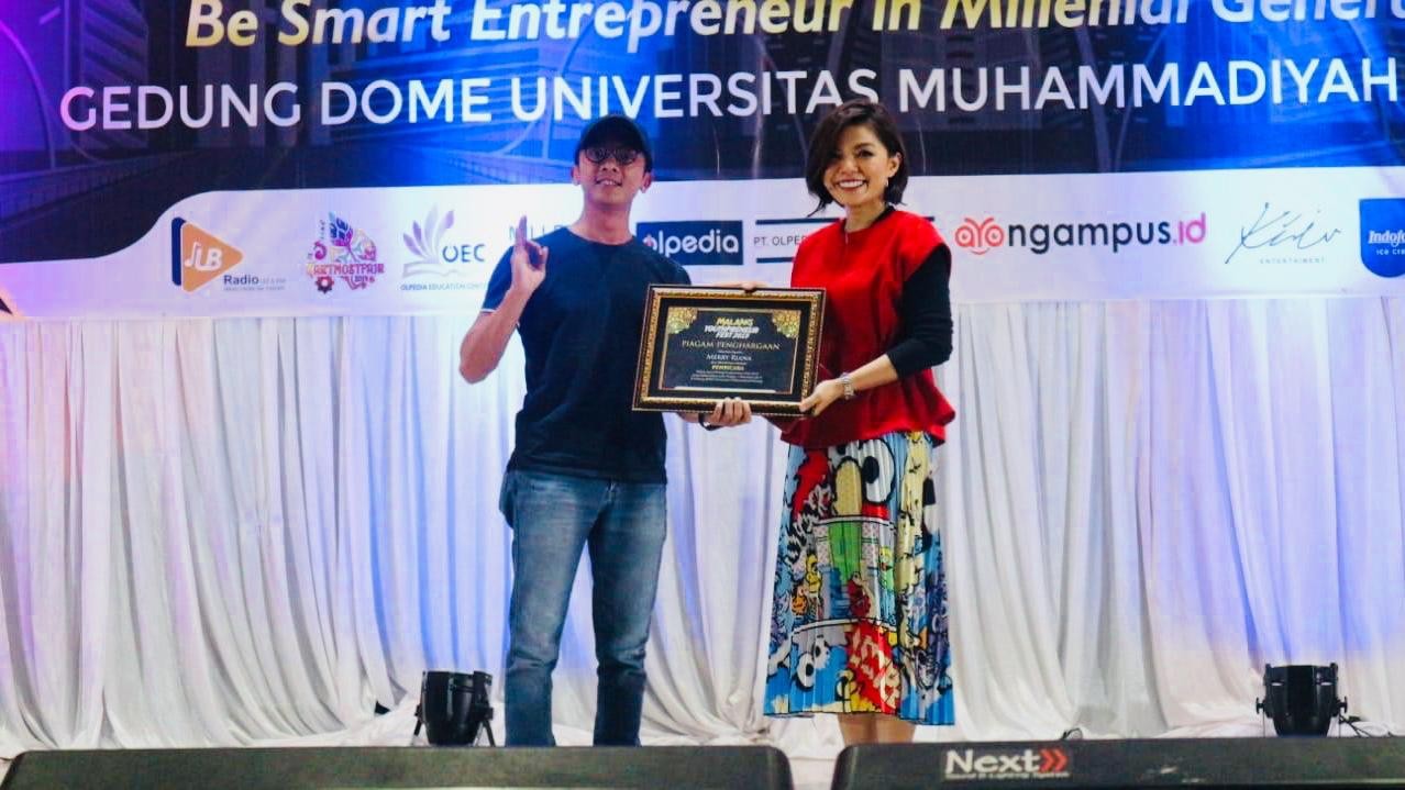 Olpedia Indonesia bersama Merry Riana Mengajak Milenial menjadi Entrepreneur