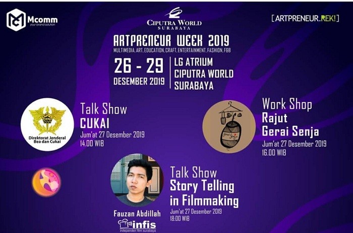 Mimpi Besar Artpreneur Week 2019 Kembangkan Ekonomi Kreatif di Indonesia