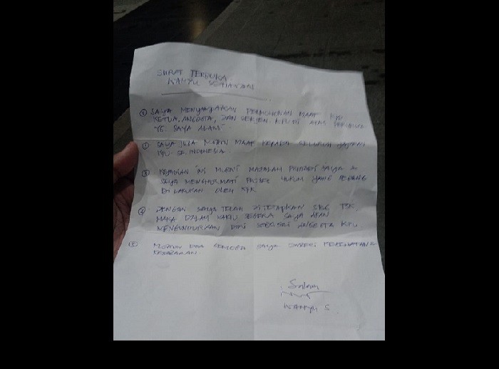 Resmi Ditahan, Wahyu Setiawan Minta Maaf Lewat Surat Terbuka