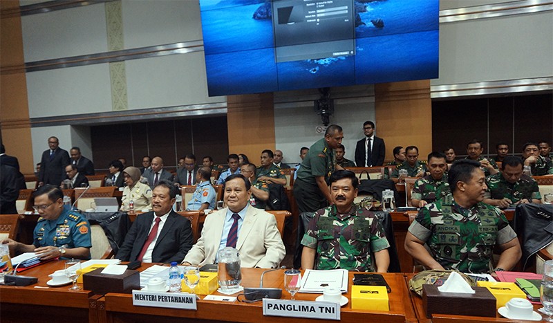 Menhan Raker Dengan Komisi I DPR