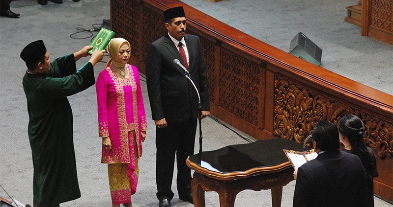 DPR Lantik Anggota Baru Pengganti Edhy Prabowo dan Zainudin Amali