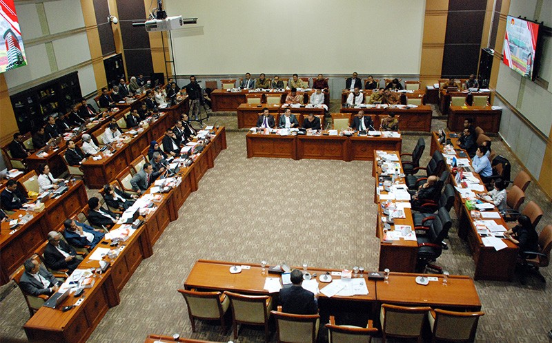 KPK Bersama Dewas KPK RDP Dengan Komisi III DPR