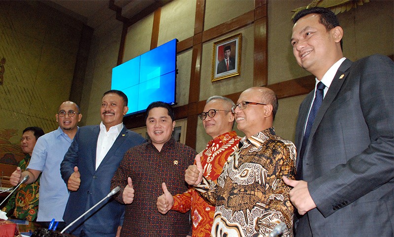 Raker Panja Jiwasraya Dengan Menteri BUMN Erick Tohir