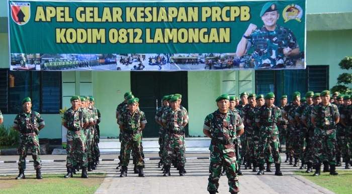 Pasukan PRCPB Kodim Lamongan Siaga Antisipasi Bencana