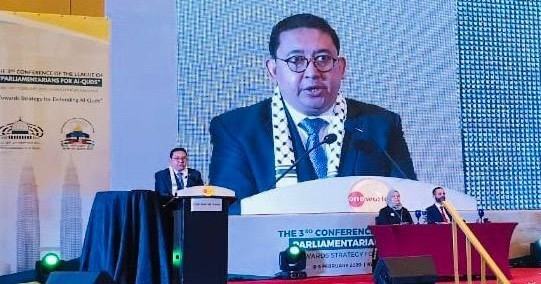 Di Acara Parliamentarians for Al-Quds, Fadli Zon Kecam Sikap Donald Trump