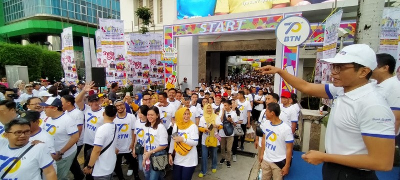 Sebanyak 5000 Pegawai BTN Meriahkan HUT Ke 70