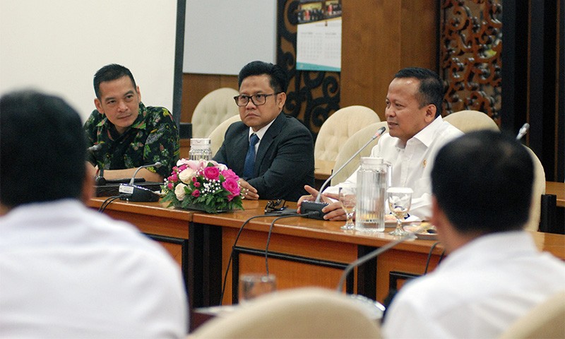 Wakil Ketua DPR Muhaimin Iskandar Dan Menteri KKP Eddy Prabowo Gelar Rapat Dengan Nelayan