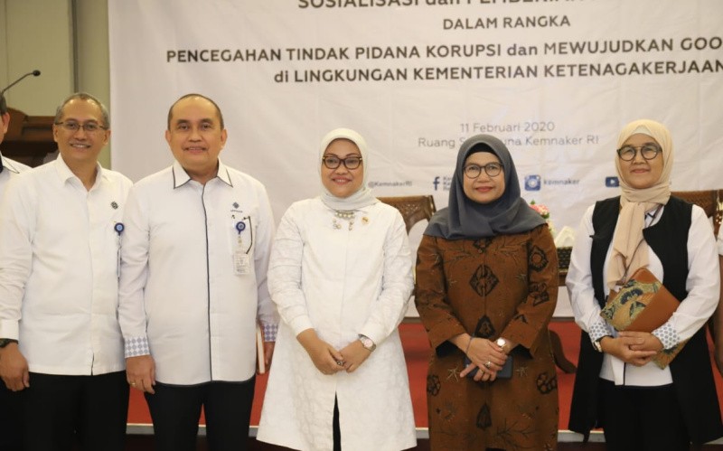 Kemnaker Gandeng KPK Cegah Korupsi