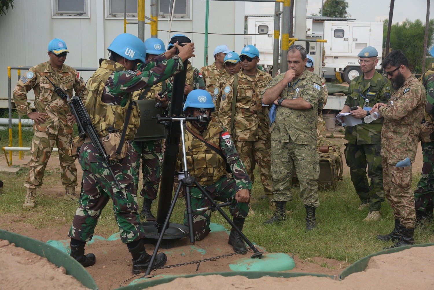 Tim OEI Goma Inspeksi Satgas TNI RDB Monusco