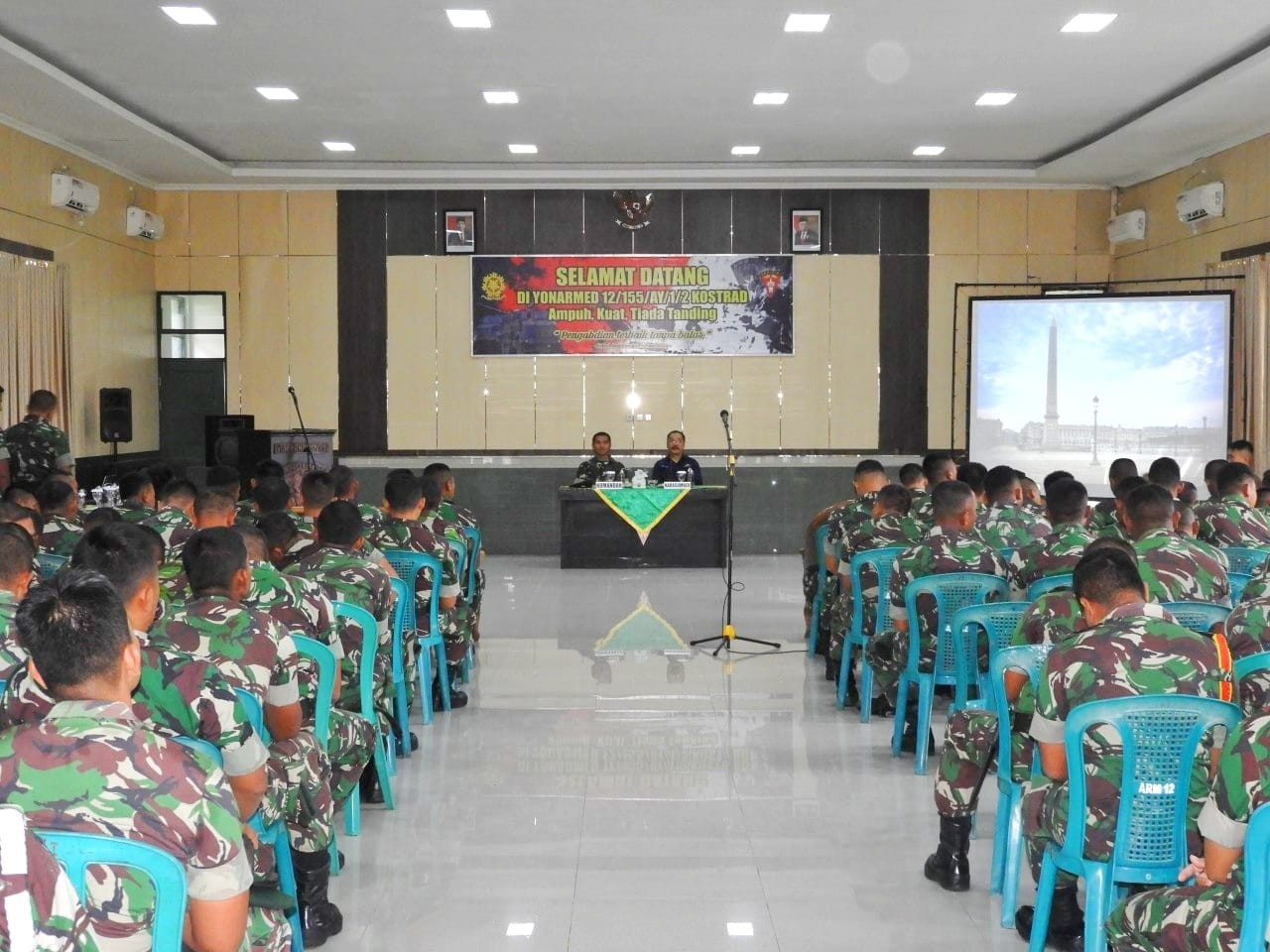 Gandeng BPS, Yonarmed 12/ Divif 2 Kostrad Sukseskan Satu Data Indonesia