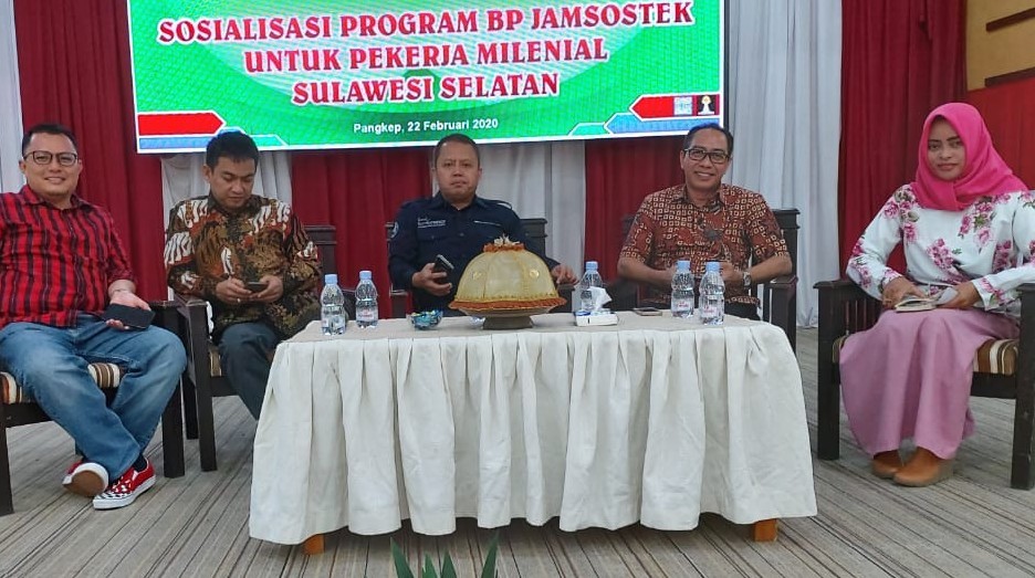 BP Jamsostek Gaet Milenial Sulsel