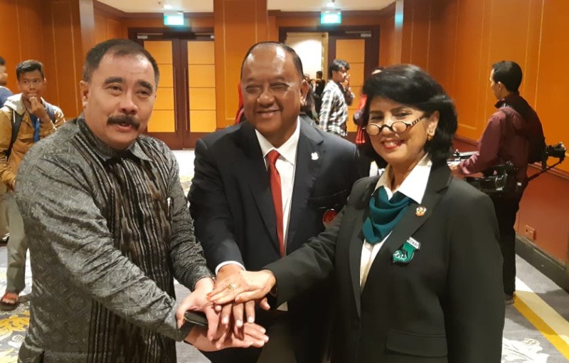 Sekjen DPD RI Reydonnyzar Moenek Dikukuhkan Sebagai Penasehat PP PORDASI