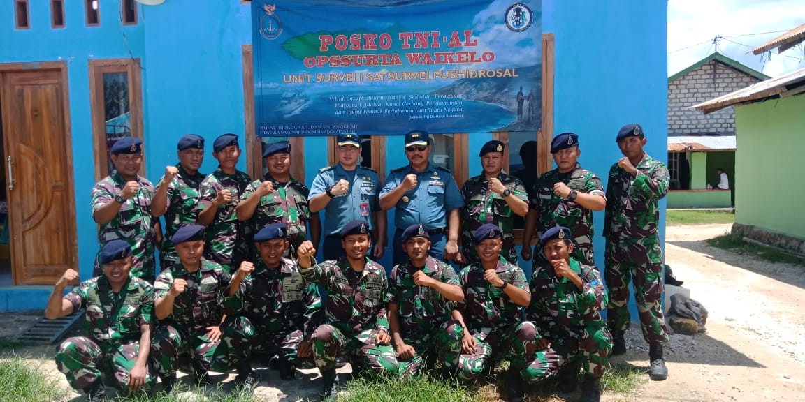 Mitigasi Bencana,  Pushidrosal TNI AL Survei Perairan Waikelo Sumba - NTT
