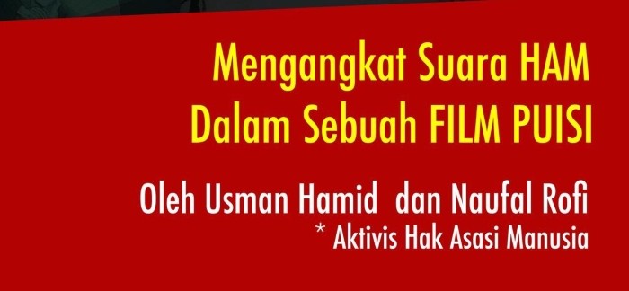 Review “Kutunggu di Setiap Kamisan” : Menangkat Suara HAM dalam Sebuah Film Puisi