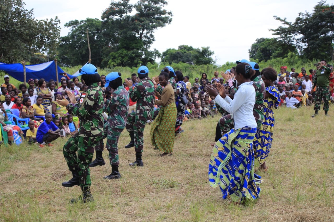 Wanita Peacekeepers Satgas TNI Peringati  International Women’s Day di Kongo