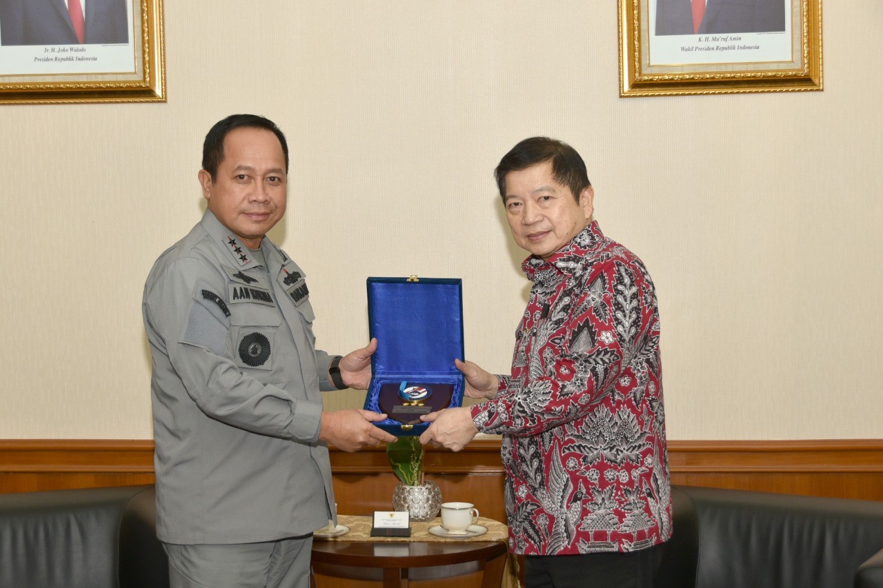 Kepala Bakamla Courtessy Call Kepada Menteri PPN/Kepala Bappenas