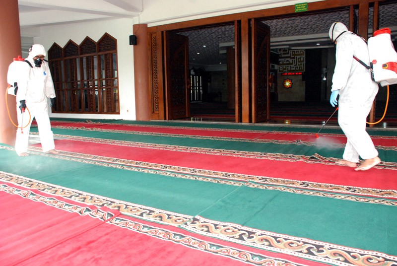 Masjid Baiturrahman DPR Siapkan  Sholat Jumat