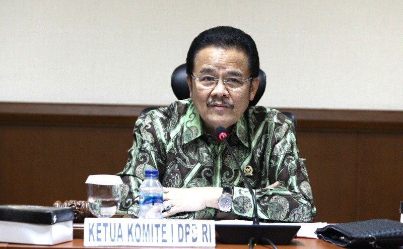 Anggota DPD RI Teras Narang Minta Anggaran PUPR Dan Alutsista Dialokasikan Untuk Penanganan Covid 19