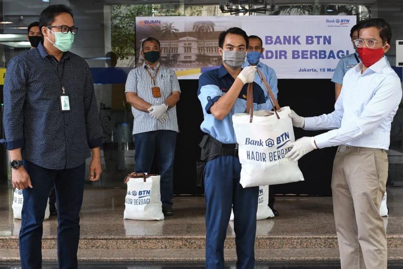 Bantuan Sembako Untuk Pegawai Organik BTN