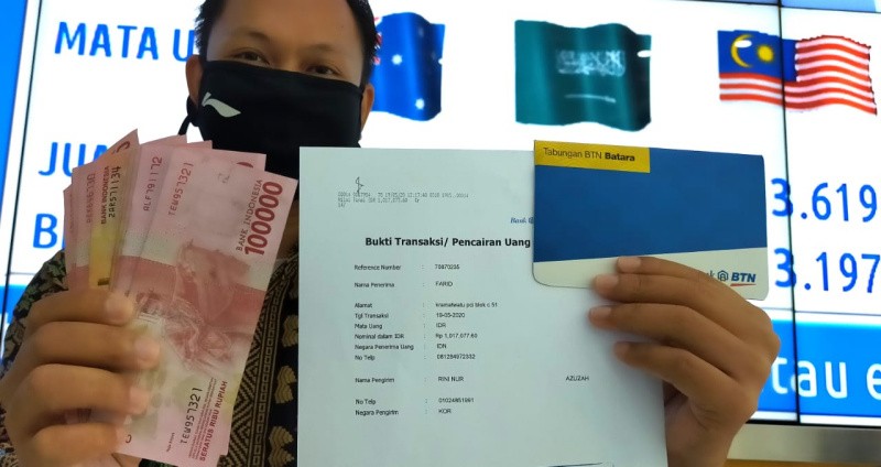 Remitansi Bank BTN Meningkat 67 % Jelang Idul Fitri