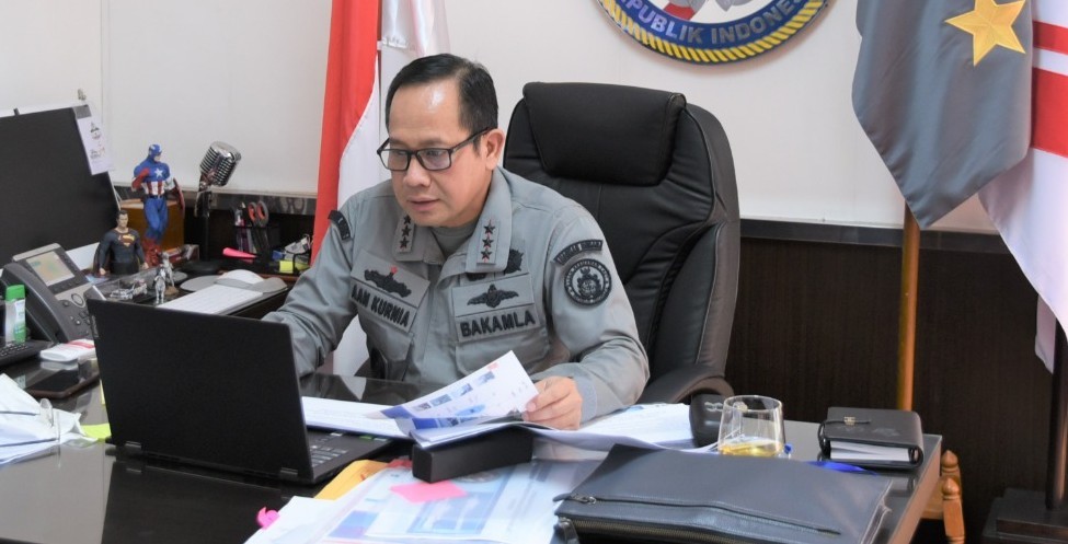 Hadapi Pandemi Covid-19 di Laut, Kepala Bakamla Gelar Rapat Koordinasi