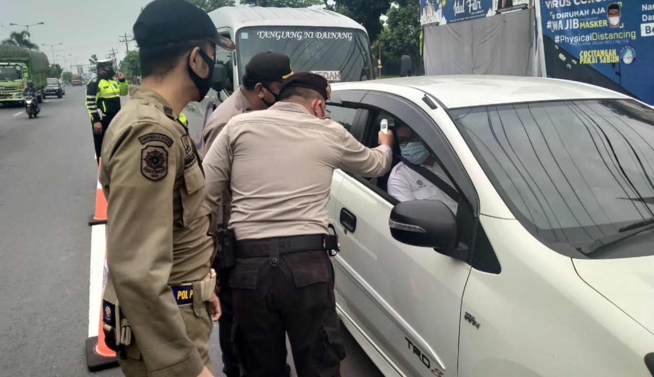 Polres Tebing Tinggi Perketat Cek Point di Terminal Bandar Kajum