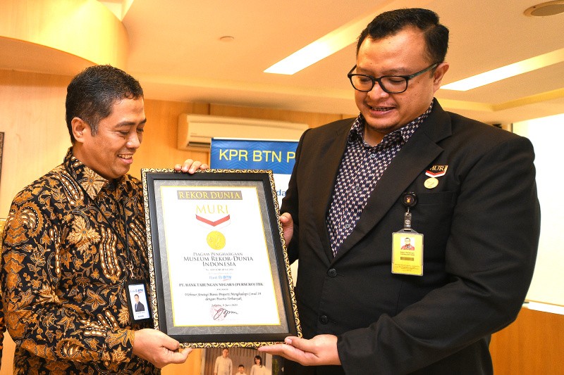 Bank BTN Raih Piagam Muri