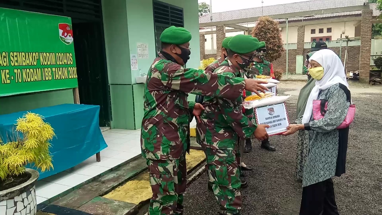 Koramil 24/TTSB Kodim 0204/DS Bagi-Bagi Sembako