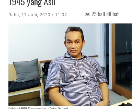 MPBI: Persoalan Mendasar Bangsa Ini Karena UUD 1945 yang Diselewengkan