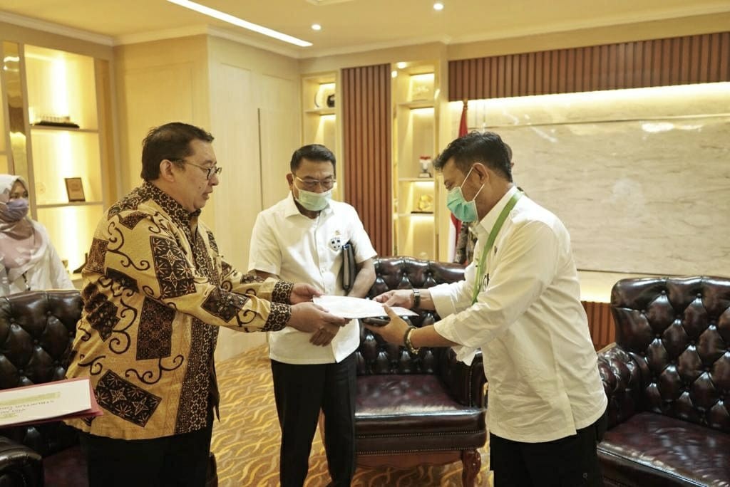Temui Menteri SYL, Moeldoko dan Fadli Zon Kompak