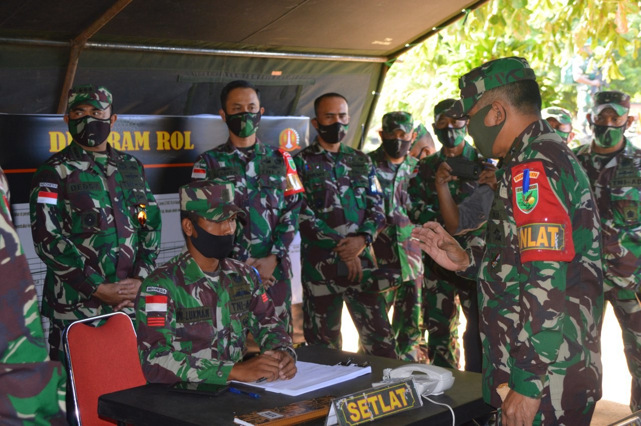 Danrem 174 Merauke Buka Latihan Posko-I Kodim 1707