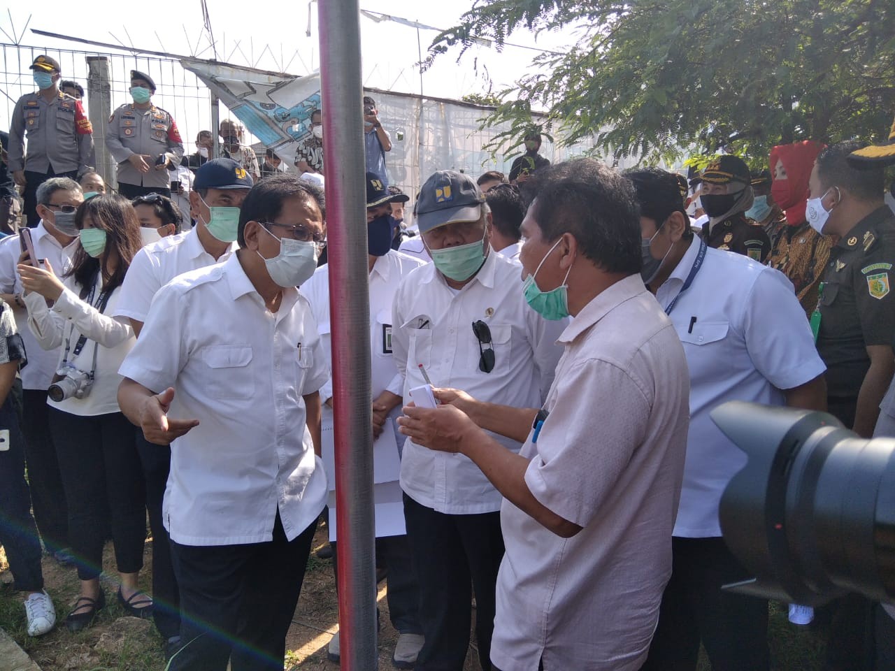 Kementerian PUPR dan ATR/BPN Kompak Bongkar Waterpark Dwisari