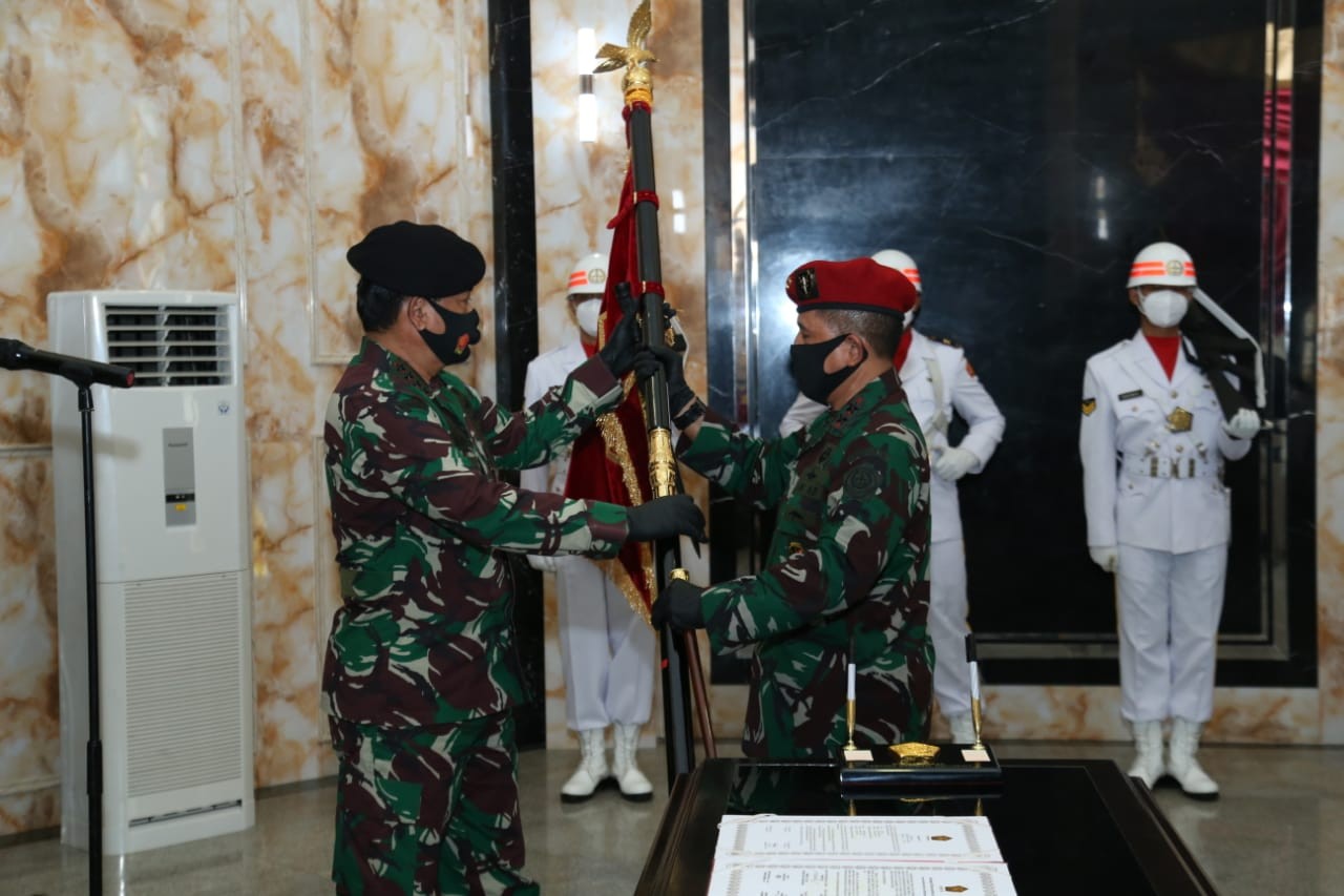 Panglima TNI Pimpin Sertijab Kapuskes dan Kasetum