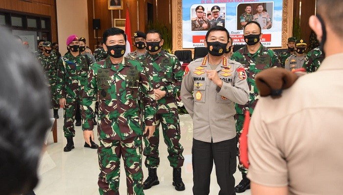 Kompak, Panglima TNI dan Kapolri Berikan Pembekalan kepada 750 Capaja