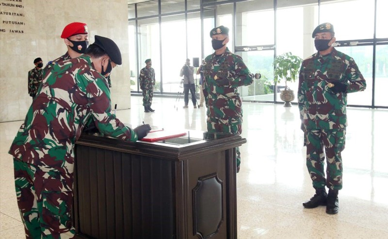 Panglima TNI Pimpin  Sertijab Alih Kodal PPRC TNI