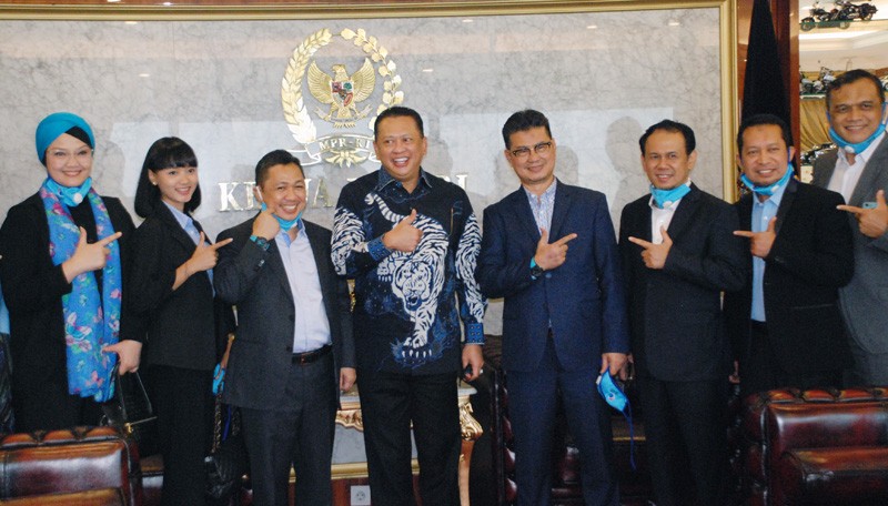 Anis Matta  Safari Politik Ke Ketua MPR RI Bambang Soesatyo
