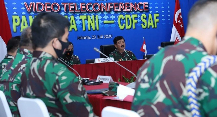 Panglima TNI dan Pangab Singapura Bahas Latihan dan Kerja Sama Militer