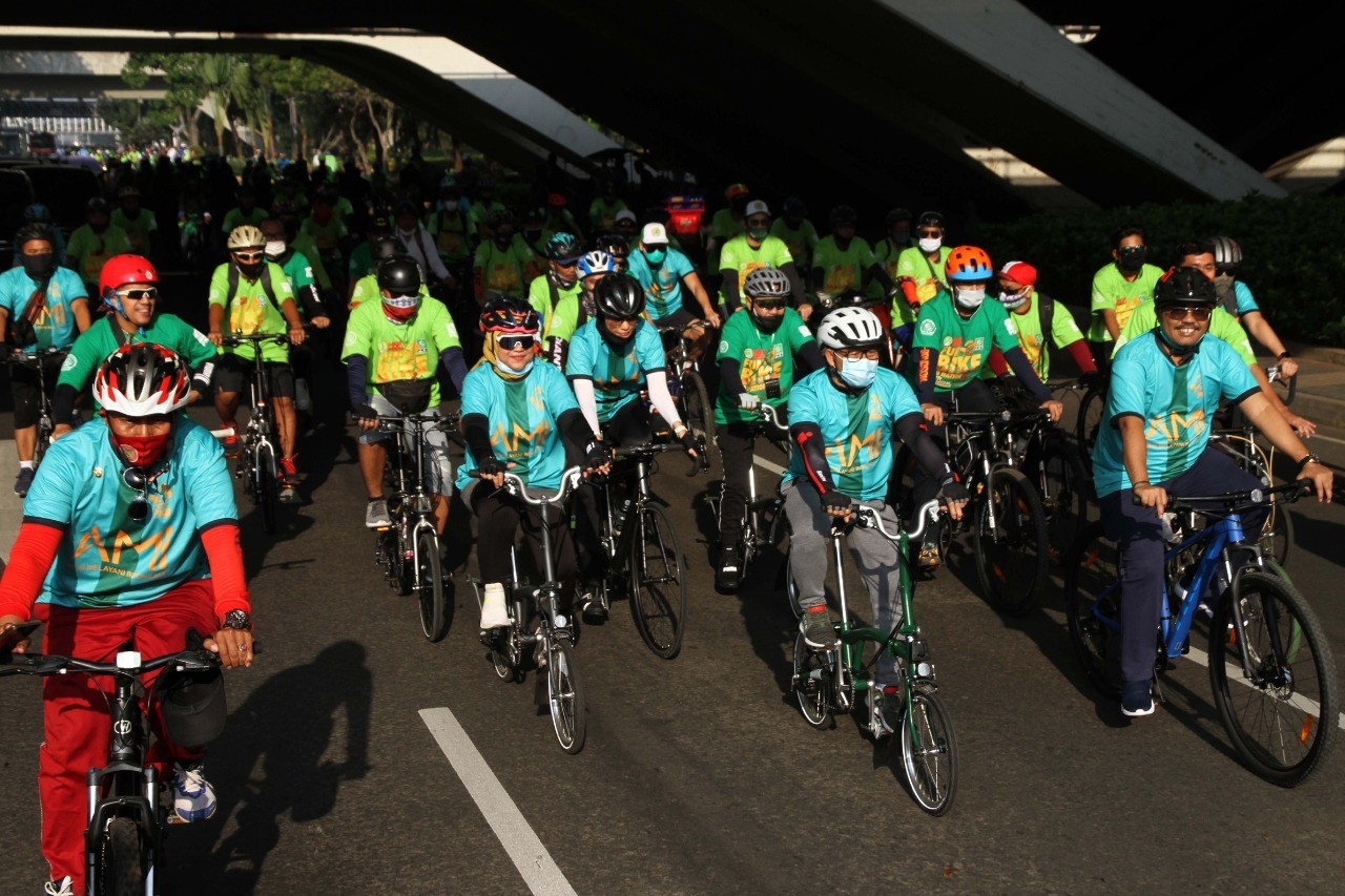 Gowes To Nation, Gus Jazil Katakan Kreasi Anak Muda Tetap Optimis Di Masa Pandemi Covid-19
