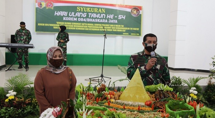 Usia ke-54, HUT Korem Digelar Sederhana