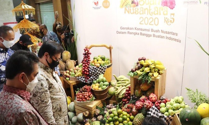 Airlangga : Mari Kita Cintai dan Selalu Konsumsi Buah Nusantara