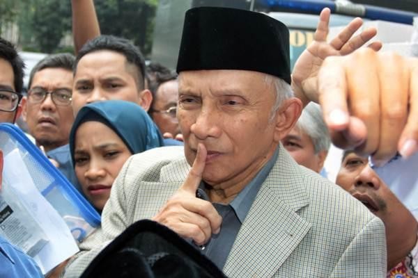 Amien Rais: Jokowi Jangan Terjebak Mentalitas Koncoisme