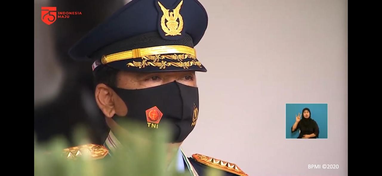 Panglima TNI Hadiri Upacara HUT Ke-75 Kemerdekaan RI di Istana Negara