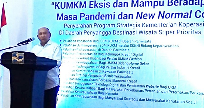 Menteri Koperasi Buka Pelatihan UKM di Niagara Hotel Parapat