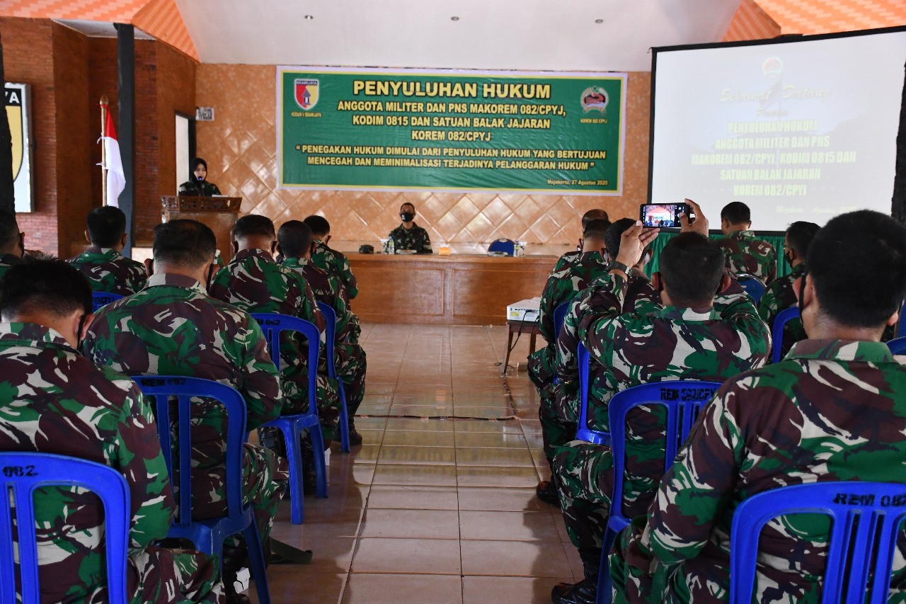 Minimalisir Pelanggaran di Tubuh Korem 082/CPYJ