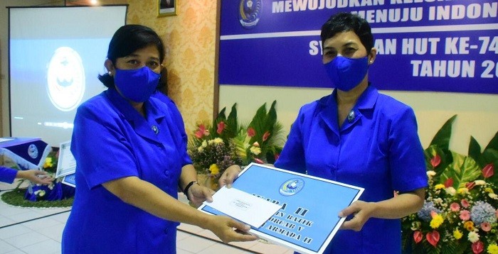 Ketua Jalasenastri Cabang 8 Hadiri Syukuran HUT Ke-74 Jalasenastri Tahun 2020