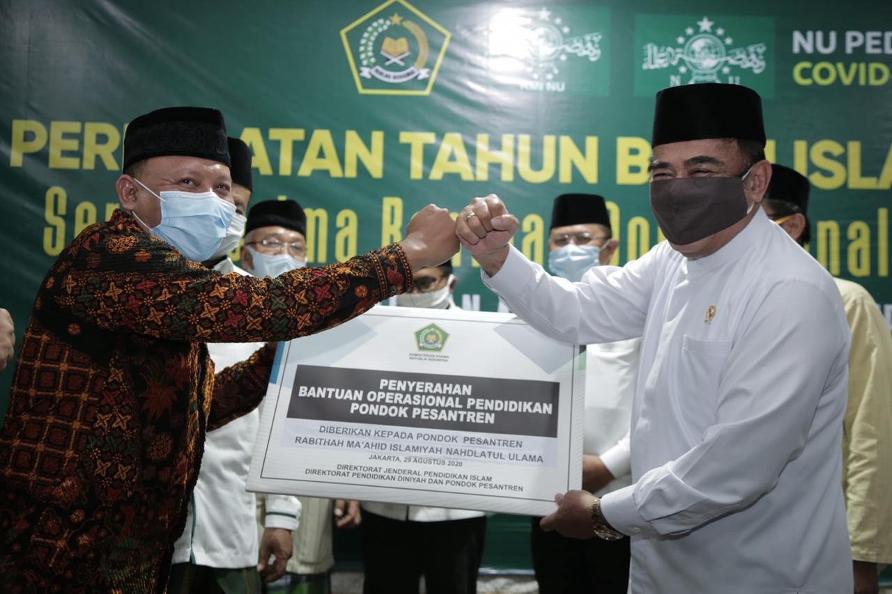Bantuan Pesantren Mulai Cair, Menag: Semoga Dimanfaatkan dengan Baik