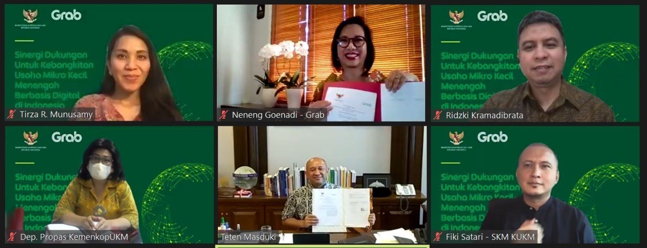 Kemenkop Gandeng Grab Percepat Transformasi Digital UMKM, Apa Keuntungannya?