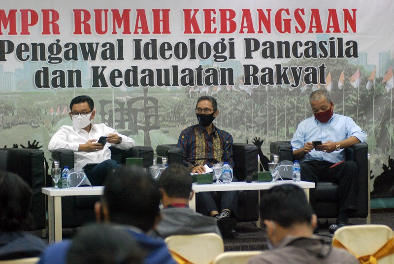 Diskusi Empat Pilar MPR " Penguatan Nilai Gotong Royong Untuk Antisipasi Resesi"