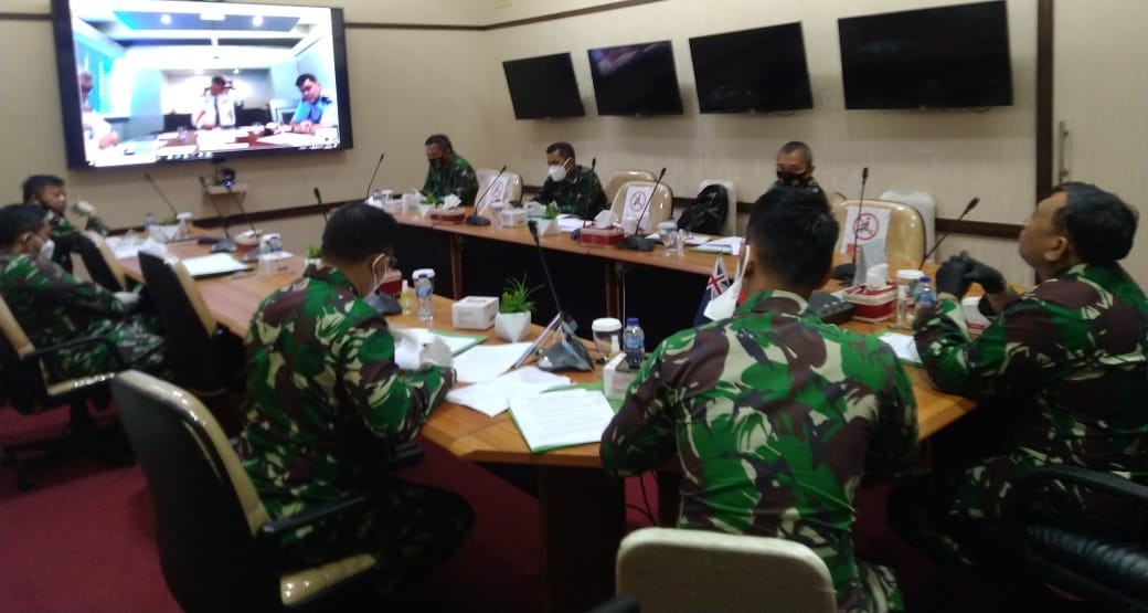 TNI dan ADF Gelar Pertemuan Sub Komite Logistik Gabungan Tahun 2020 Secara Virtual