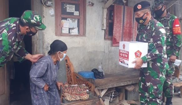 Kogartap II dan III Gelar Baksos HUT ke-75 TNI